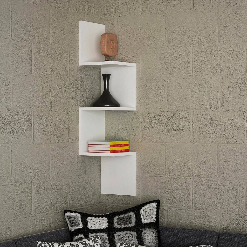 Ṛgveda, Mensola 4 Ripiani, 25x25x105h cm Bianco