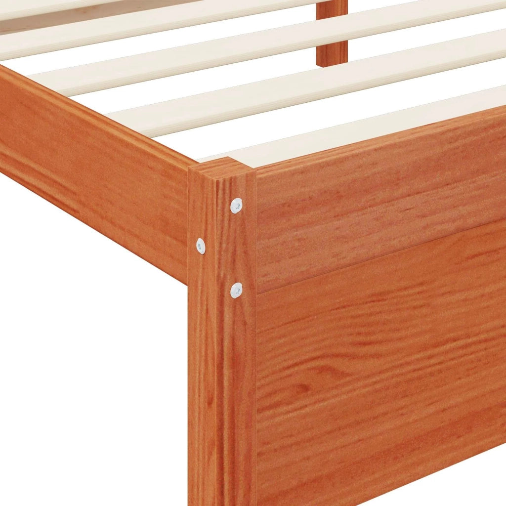 Letto Libreria con testiera Legno di Pino Massello 3423801