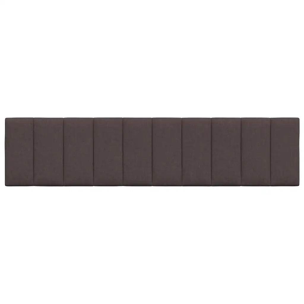 Coussin de tête de lit Hanko marron foncé 200 cm tissu