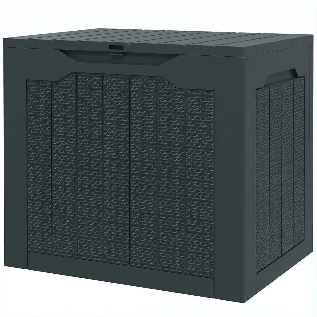 Coffre da giardino 93L ¨C zephmum ¨C 56x41x50 cm grigio scuro