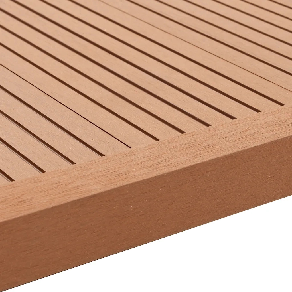 Profili Angolari per Bordi 5 pz in WPC 170cm Marrone Chiaro CFW8451790