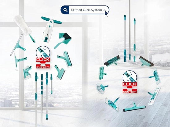Telescopio in Acciaio 110 cm - Asta Telescopica Riscattabile - Acciaio con Sistema di Chiusura a Click - Trattamento Superficiale - Pulitore da 65 a 110 cm con Acciaio