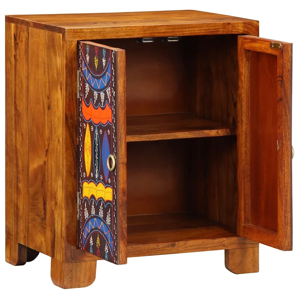 Credenza Multicolore 50x35x60 in Legno Massello di Acacia 4016498