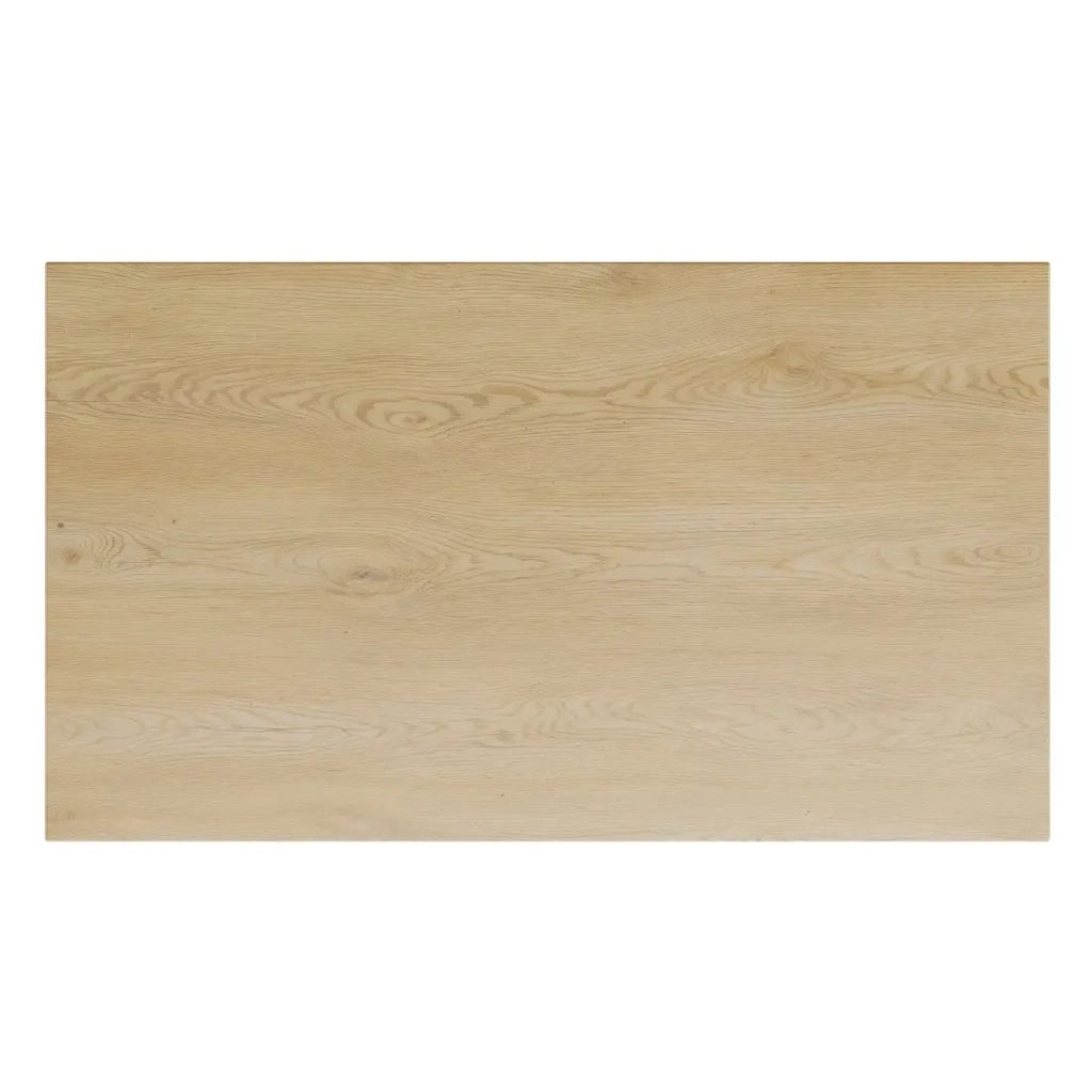 Piano lavabo NATURA - L80 × P46 cm - Rovere chiaro - Da appoggiare - Finitura legno naturale