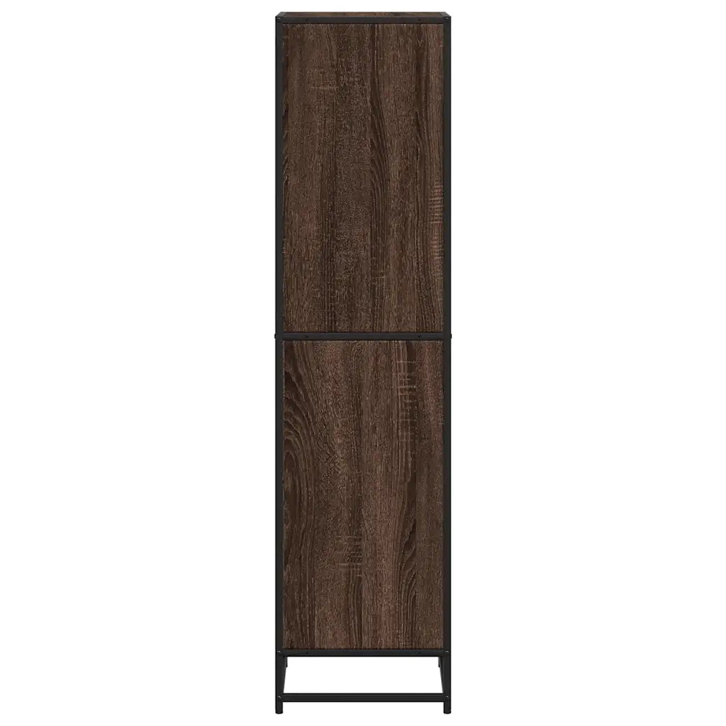 Libreria Rovere Marrone 40x35x139 cm in Legno Multistrato