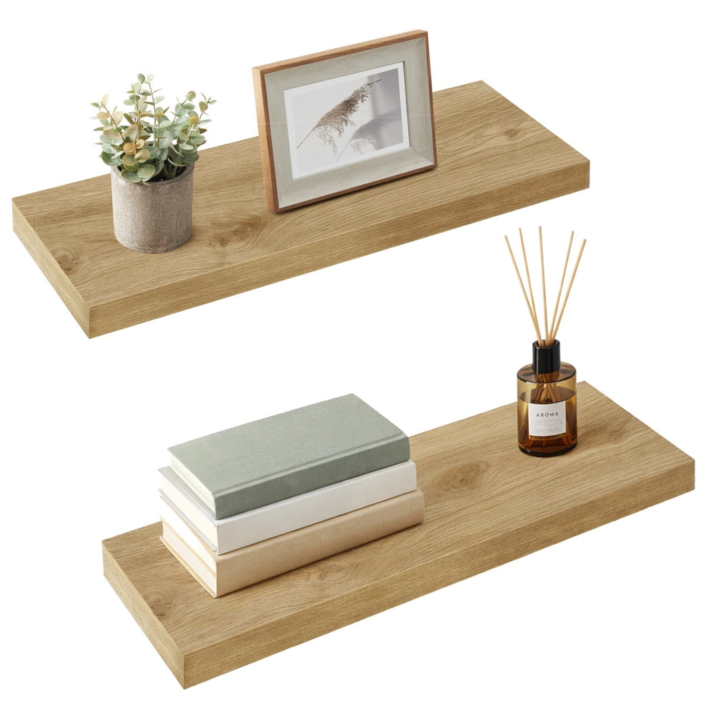 Mensola da parete Artisan 60cm in Rovere e Metallo