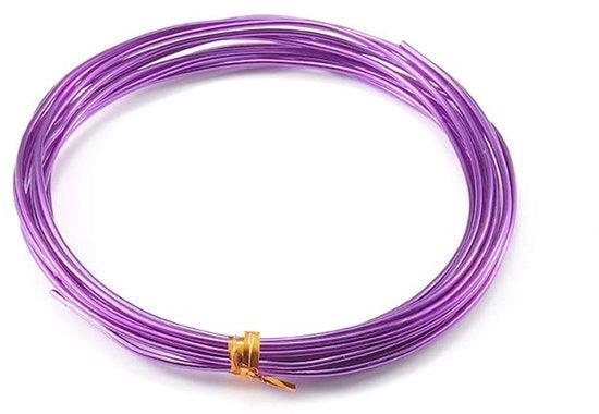 Fil di lusso - 20 m - Filo di alluminio - Filo decorativo - Manutenzione e artigianato - Accessori - Filo per luci - Filo per fiori