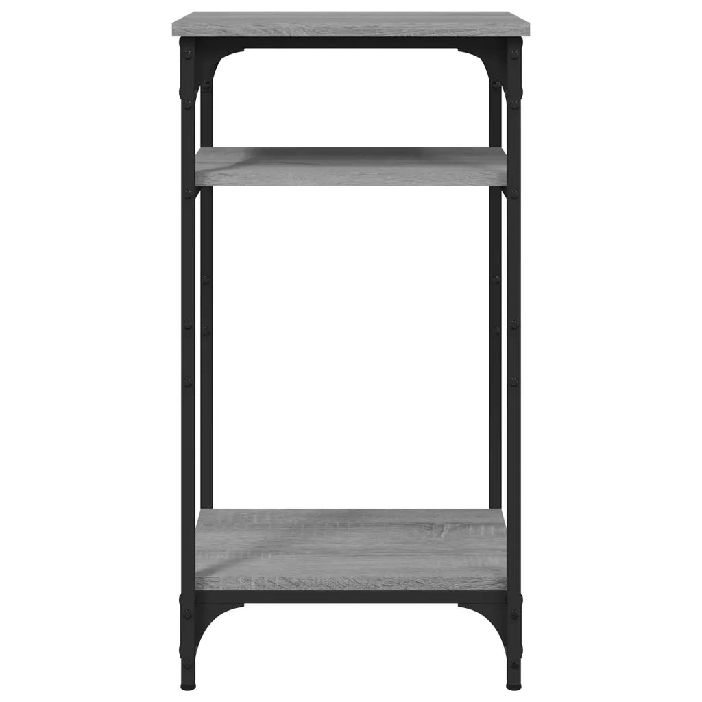 Tavolino-Tavolino da soggiorno-Tavolo Grigio Sonoma 40x30x75 cm in Legno Multistrato