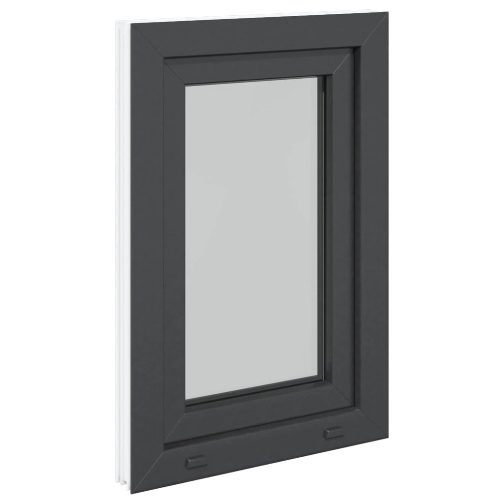 Finestra per Soffitta RISOR 50 x 75 cm PVC e Vetro Antracite