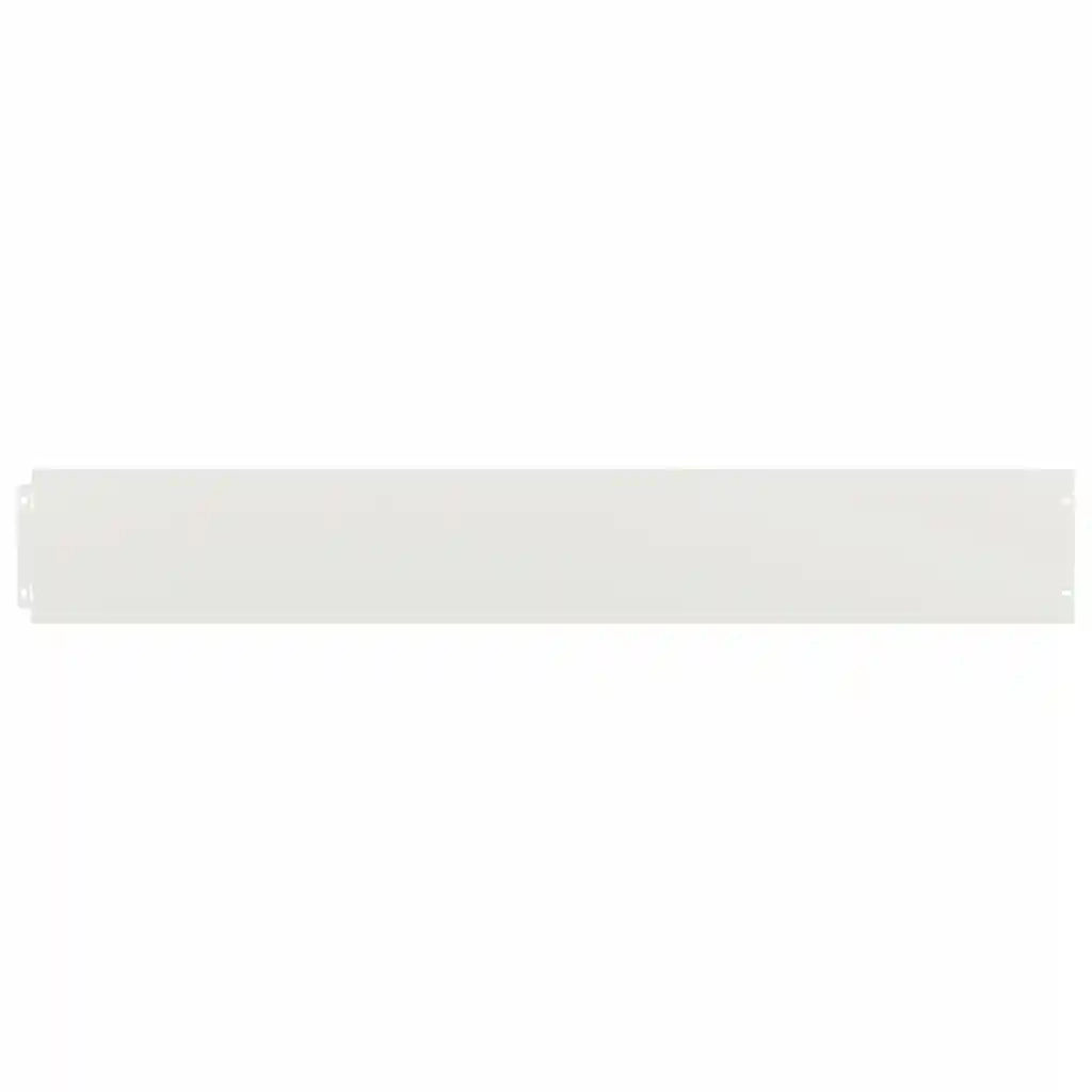 Bordure per Prato 50 pz Bianchi Acciaio Laminato a Freddo