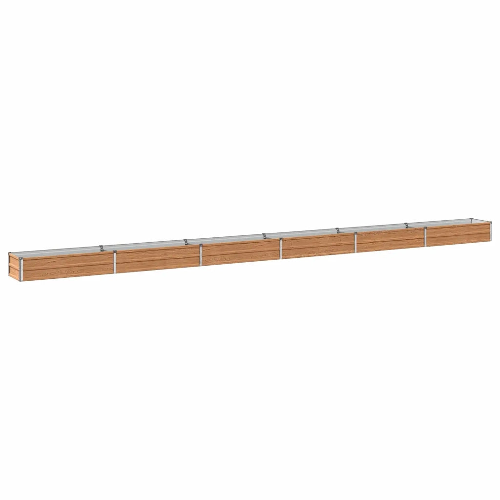 Letto rialzato da giardino Marrone legno 600 x 40 x 24 cm 8006372