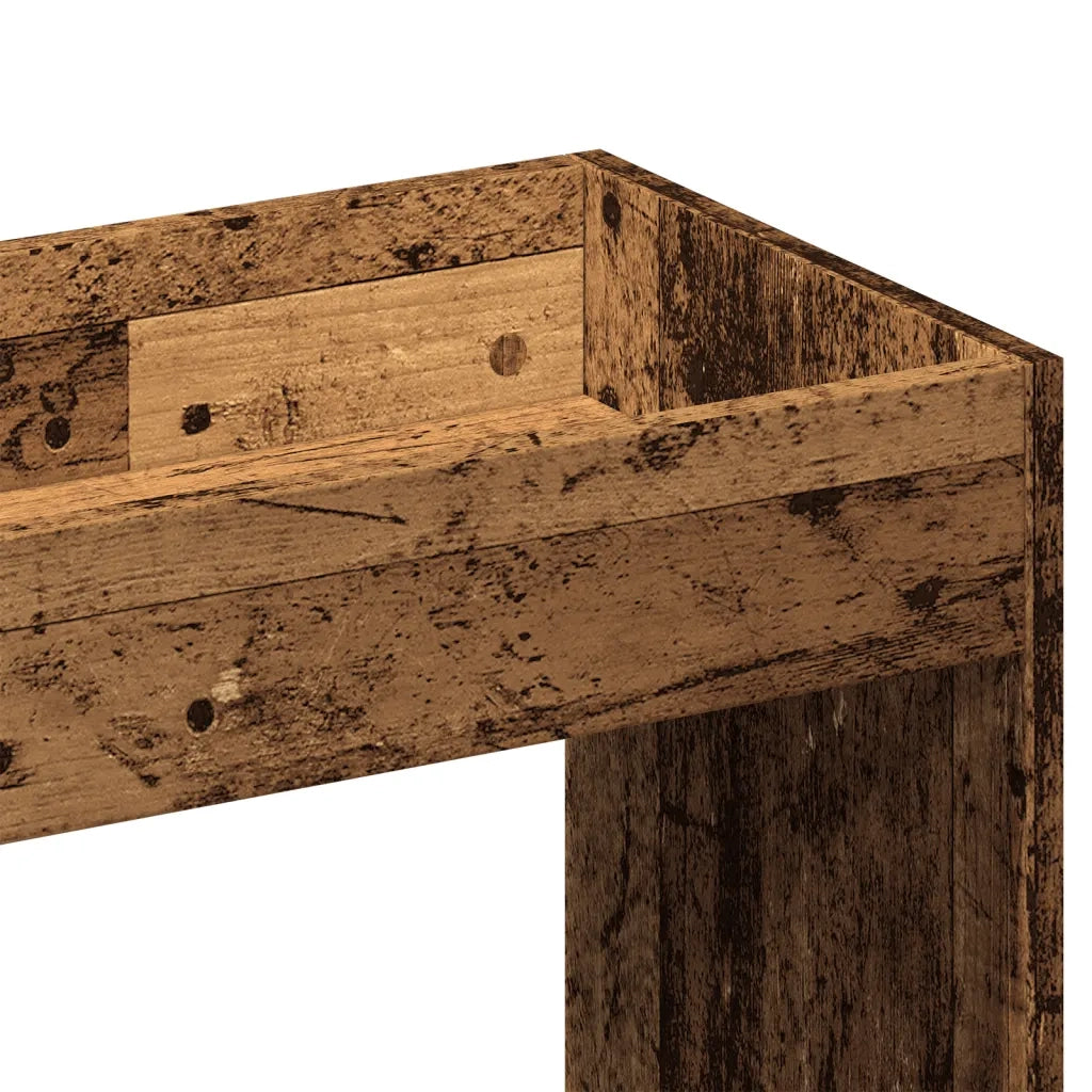 Credenza-Buffet-Armadio da cucina Legno Antico 92x33x140 cm in Legno Multistrato
