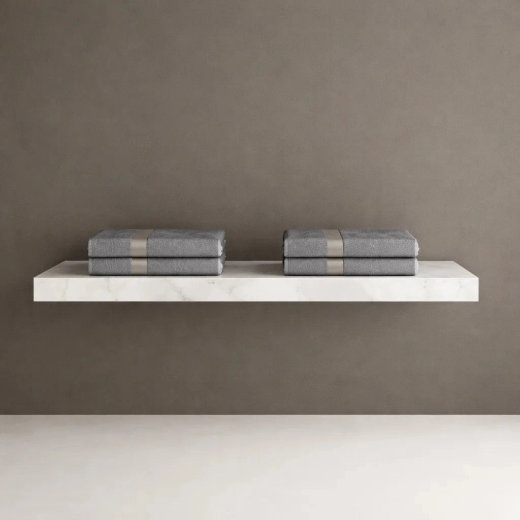Mensola inferiore lavabo consolle sospeso astrid artificial stone bianco venato elegante moderno *** finitura- bianco...