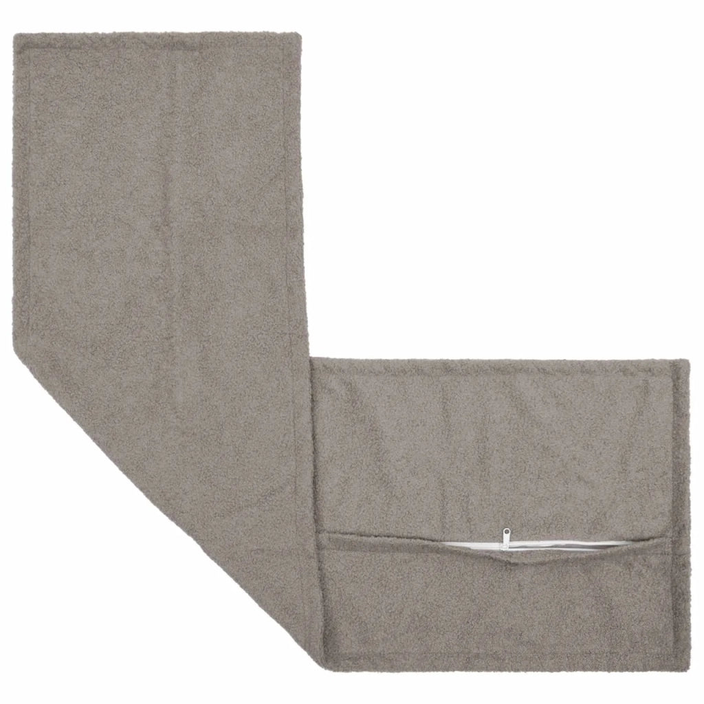 Federa 2 pcs HOUTEN Grigio Chiaro 40 x 145 cm Bouclé 917227