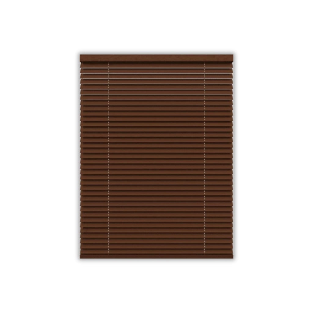 Veneziana PVC Vari Colori Lamelle Regolabili Varie Misure Privacy Protezione Solare Casa Ufficio Colore: Marrone , Misura : 60 x 160