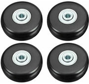 Set di quattro ruote di carico, pneumatici in gomma robusti e silenziosi da 50 mm, ruote di carico universali sostitutive.