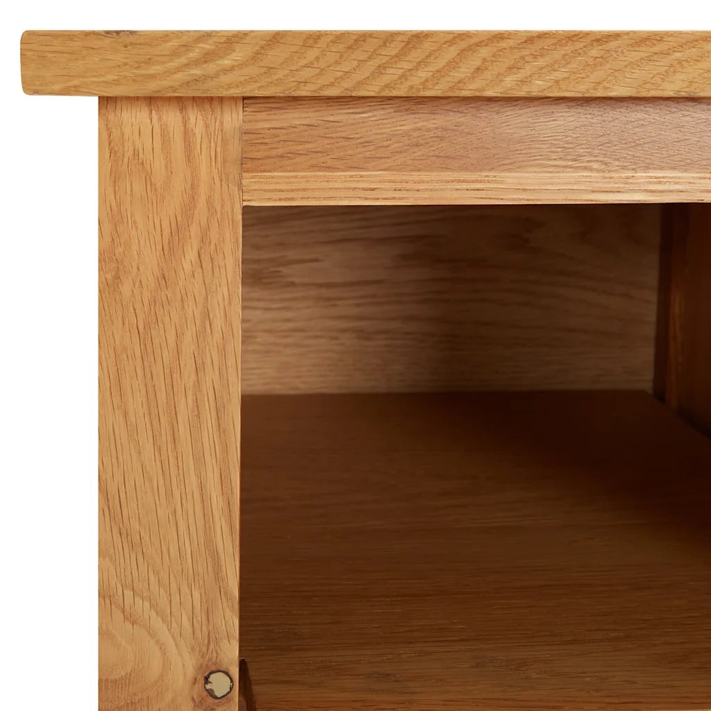 Scarpiera-Scaffale per scarpe 90x37x45 cm in Legno Massello di Rovere