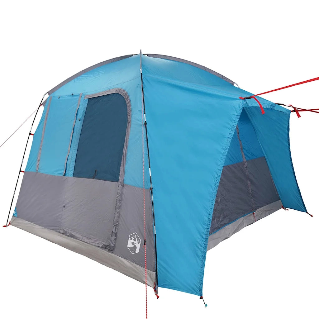 Tenda da Campeggio da Auto per 4 Persone-Tenda per Famiglie Blu Impermeabile 349290