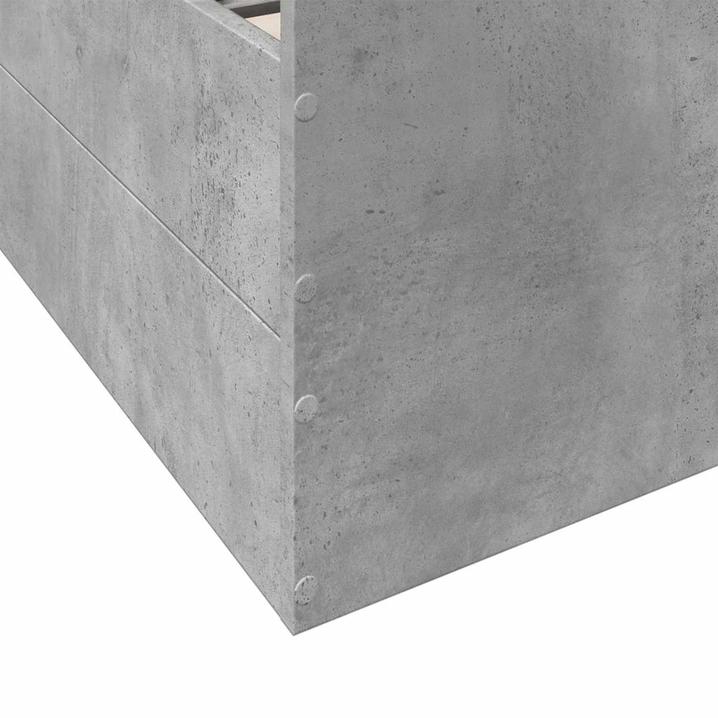 Telaio del letto con storage Grigio Cemento 80 x 200 cm 3429506