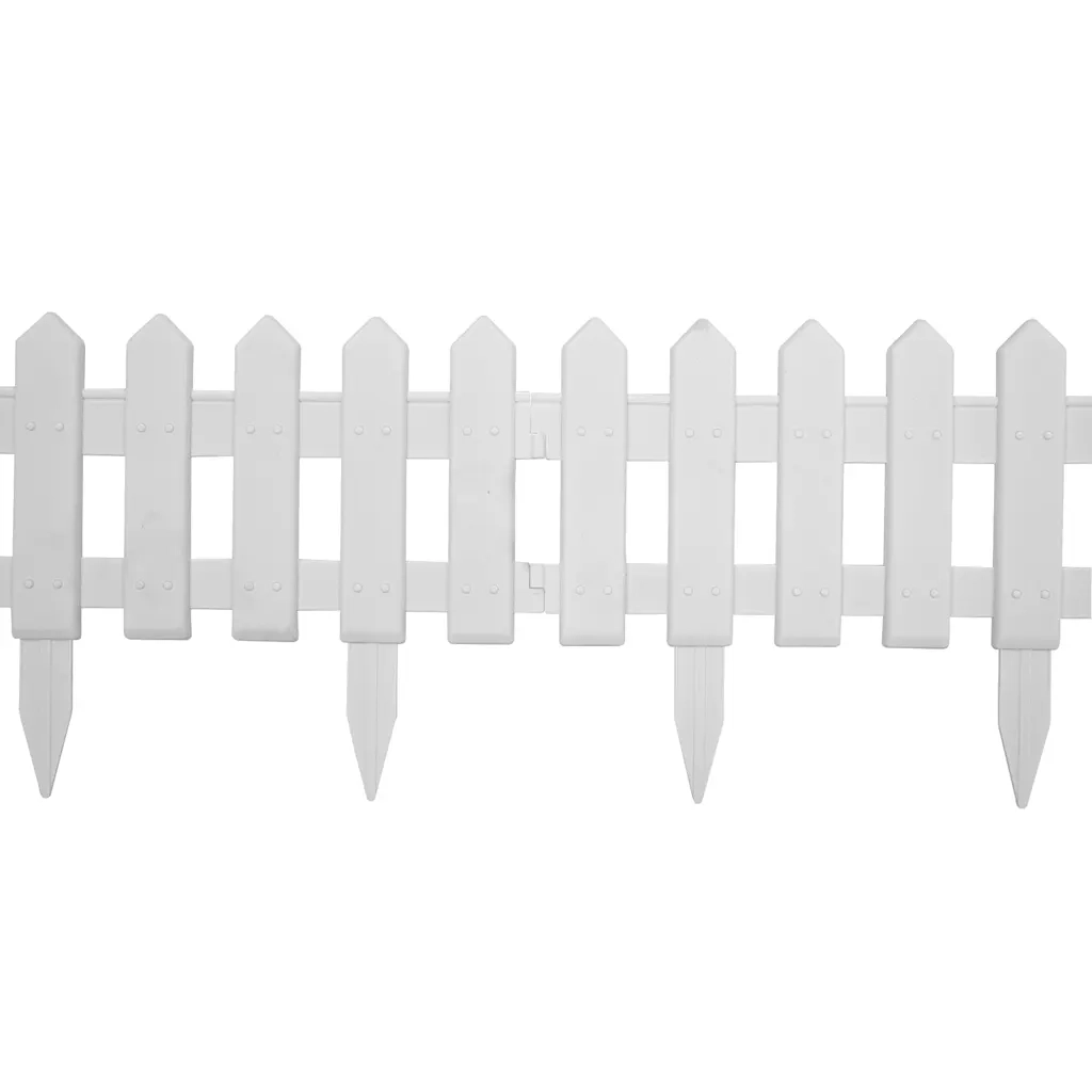 Bordature per Prato 25 pz Bianco 10 m in PP cod mxl 15022