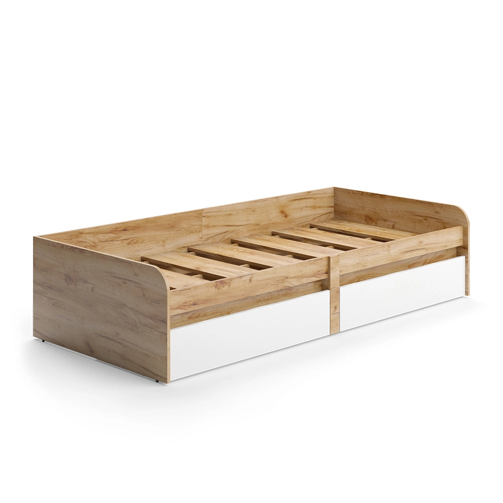 Vicco Letto per bambini Bianco/Artisan 90x200 cm Senza materasso