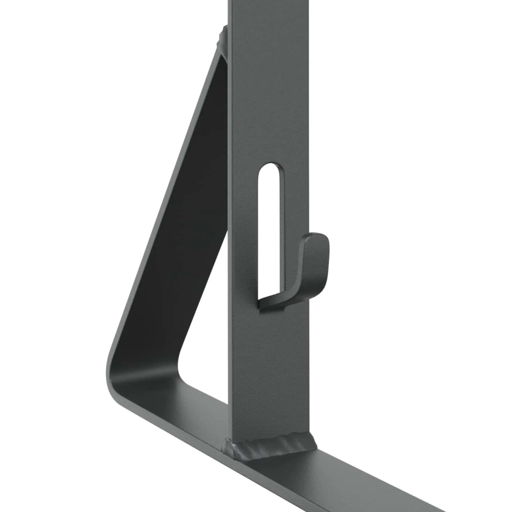 Supporto per guardia della neve 2 pz Antracite Acciaio CFW1803348