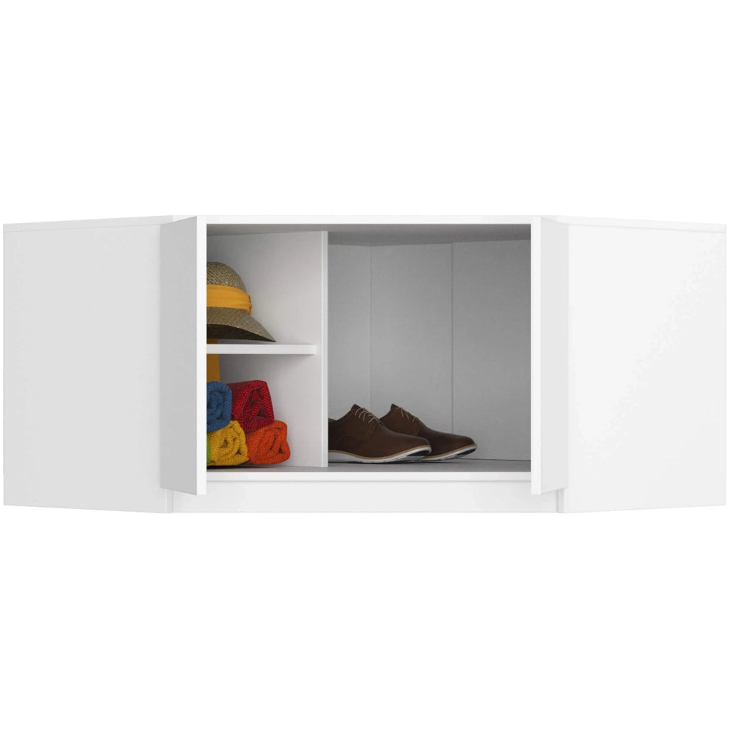 Sopralzo per armadio AKORD S100 Bianco 100 cm 2 ante 100x50x55 cm