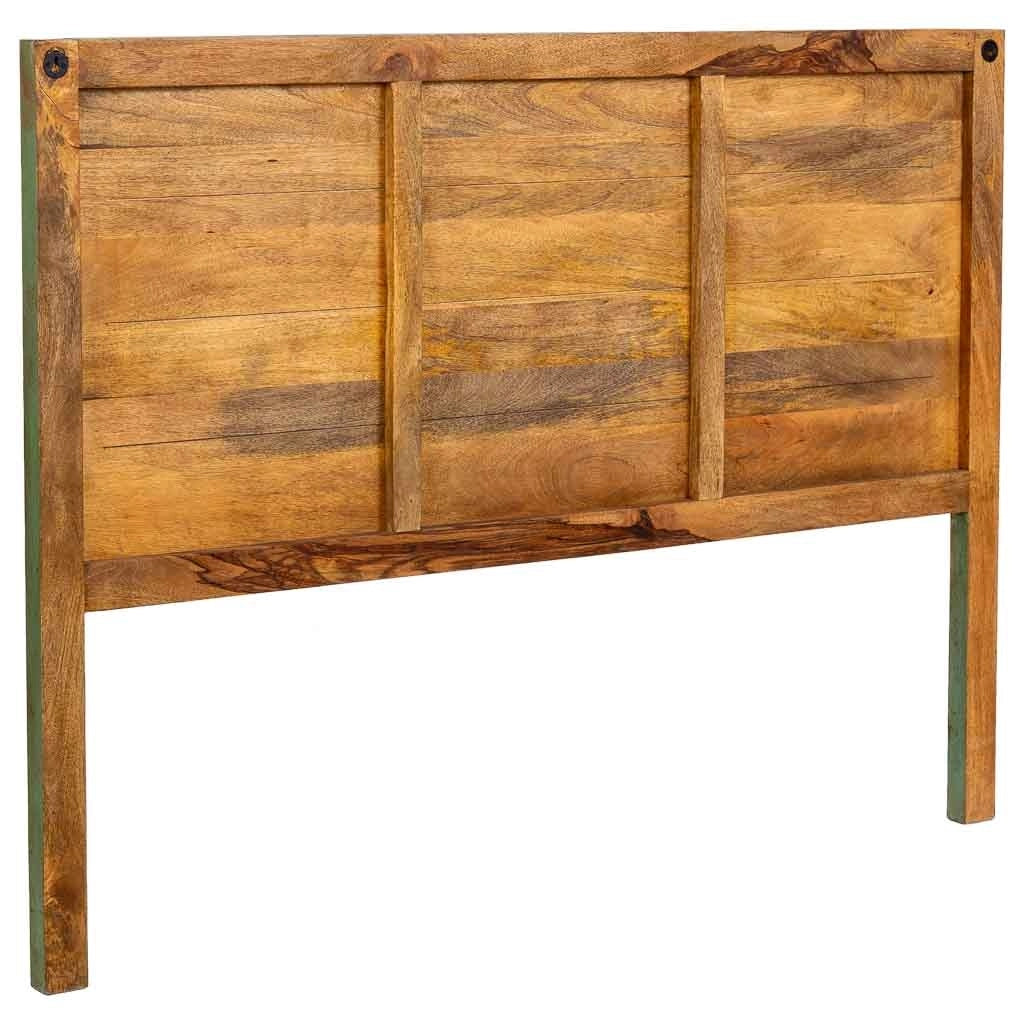 Testiera in legno verde artigianale 160x3x120h cm