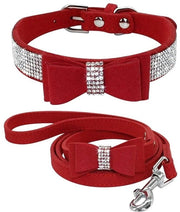 Collare per cani con perle - Collare con fodera in pelle - Regolabile - Leggero - Stile giocoso