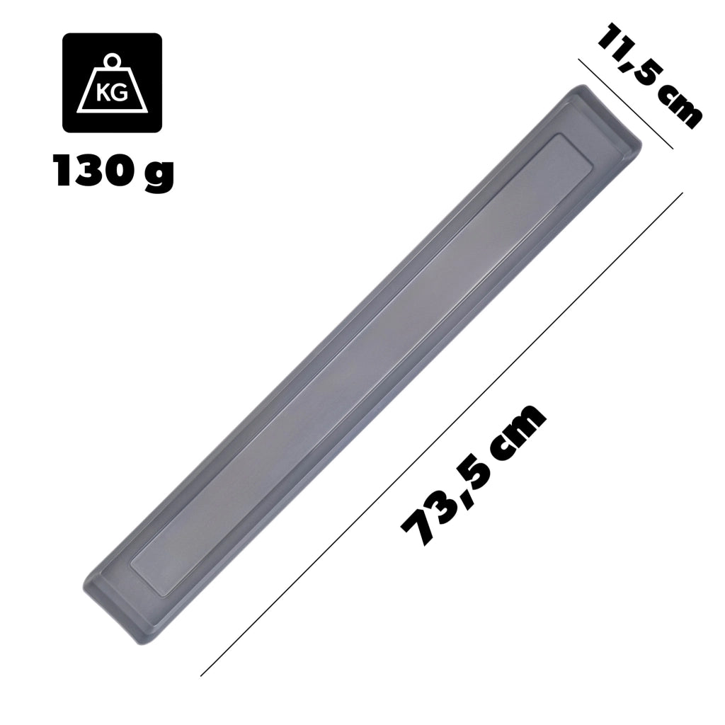 KADAX Fioriera da balcone, vaso da fiori, 80 cm, manici, supporto, ringhiera del balcone
