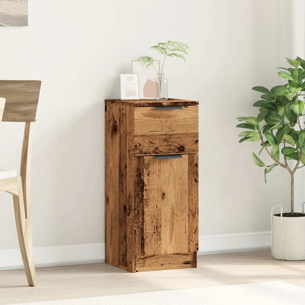 Credenza Legno Antico 30x30x70 cm in Legno Multistrato 856951