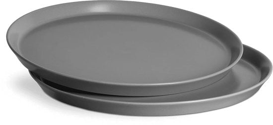 Set di piastre da forno Ø 27cm, con 2 piastre Sweet Scandi in ceramica, antracite, resistente al lavastoviglie, al forno e al microonde