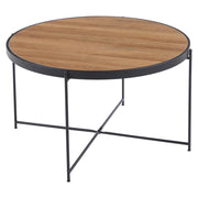 Tavolino Sven ø70x40h Cm Naturale