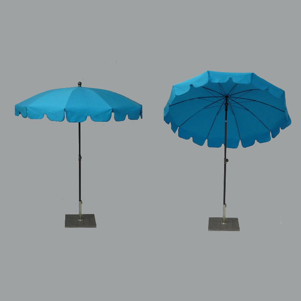 Ombrellone da Giardino Ø200 cm Palo Ø27 mm in Acciaio Maffei Allegro Turchese