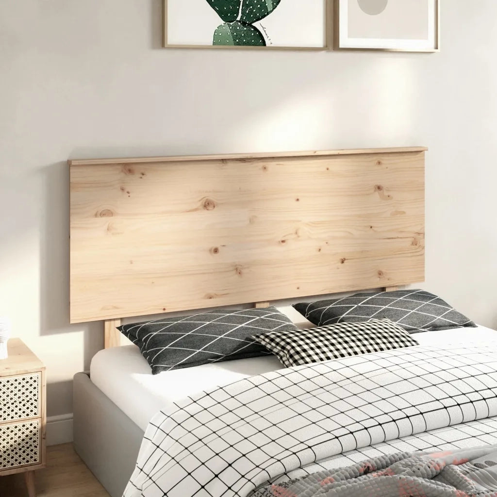 Testiera per Letto 154x6x82,5 cm Legno Massello di Pino 819175