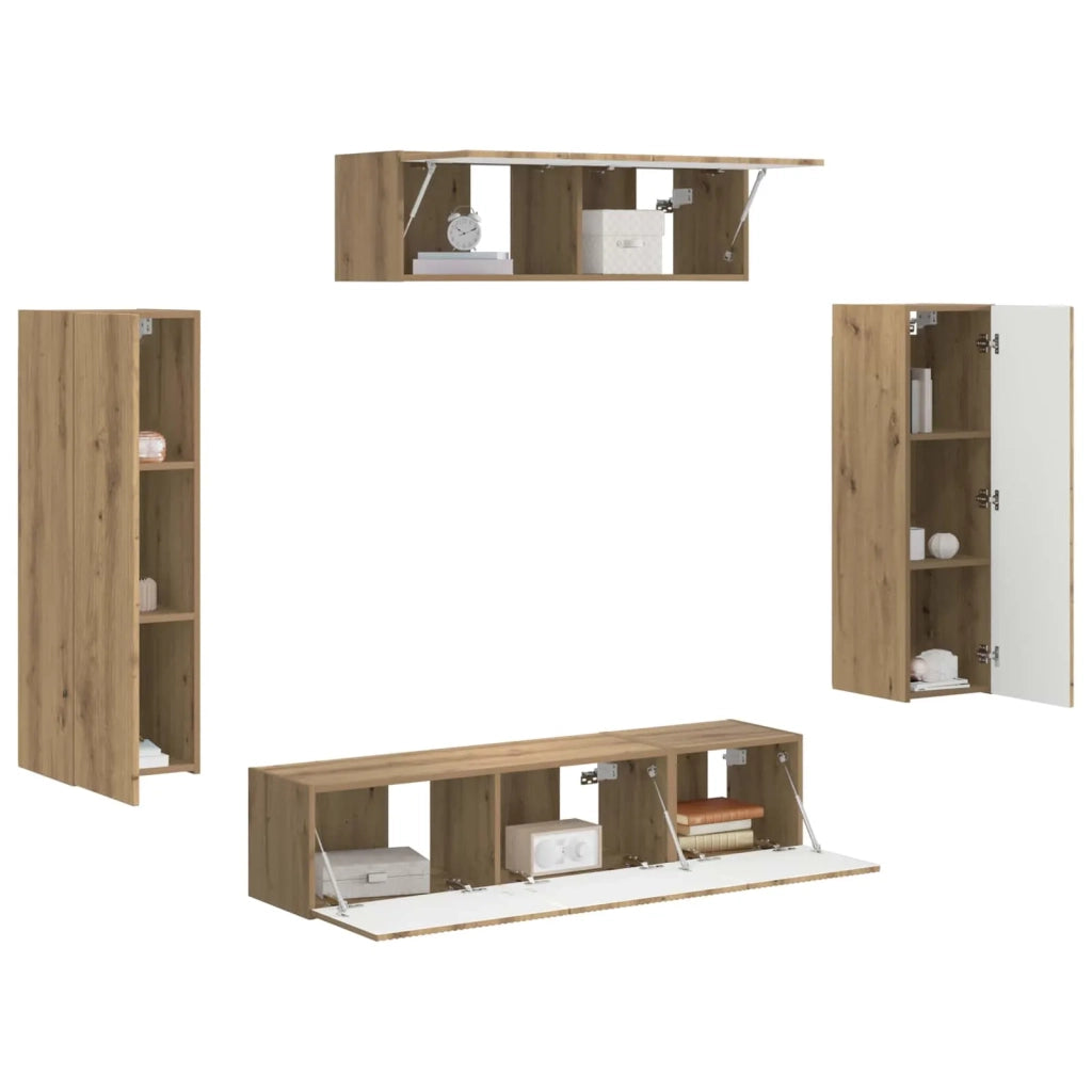 Mobile TV 5 pcs Rovere artigianale 3409176