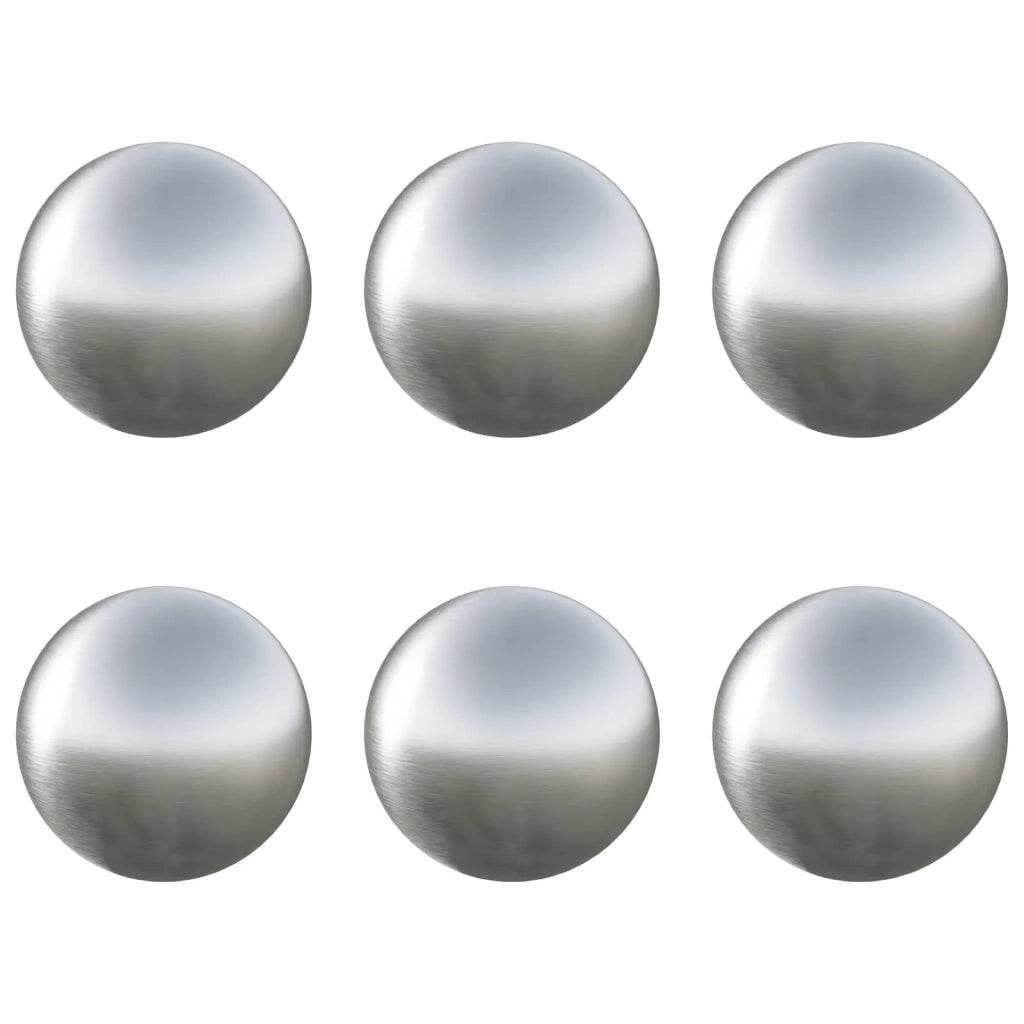 Palla Spazzolata 6 pcs Ø 7,5 cm Acciaio Inossidabile 201 42008413