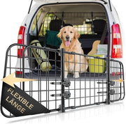 Distributore per bagagliaio per cani - griglia di sicurezza per il trasporto - regolabile