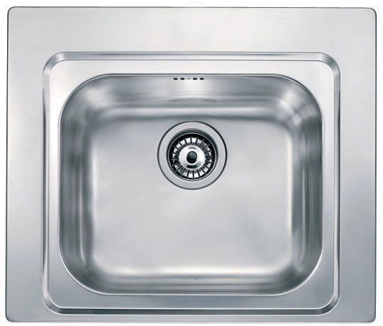 Lavello CINZIA 58x50 1 vasca ACCIAIO INOX 011945.X1.01.2016