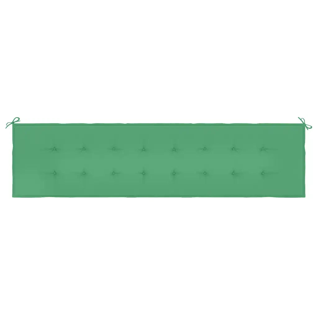 Cuscino per Panca da Giardino Verde 200x50x3 cm cod mxl 60708