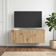 Mobile Porta TV da Muro Rovere Artigianale 78,5 x 31 x 30 cm 898384
