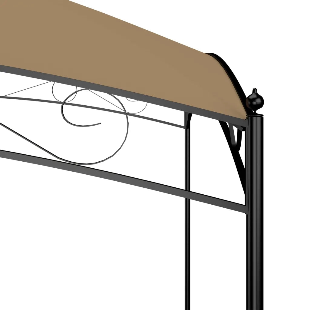 Gazebo 3x4x2,65 m Grigio Talpa 180 g/m² 313910