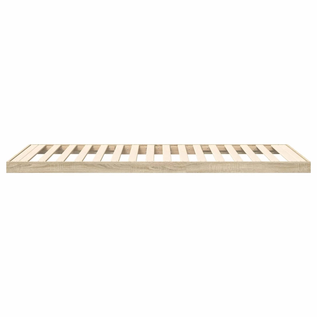 Struttura letto a terra Sonoma 75 x 190 cm Legno multistrato 893518