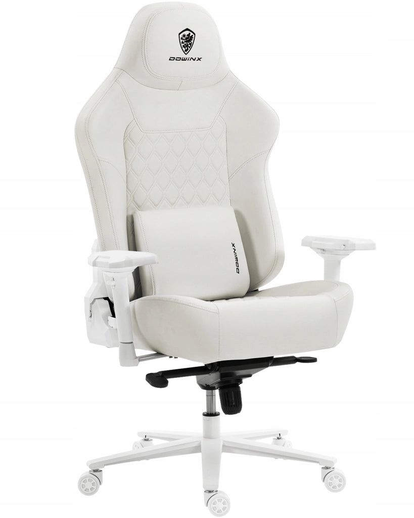 Sedia Gaming DOWINX Nera 200 kg con Braccioli 4D; Seduta Larga 59 cm e Dondolo 15°