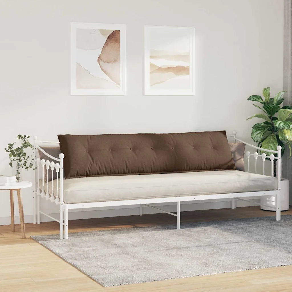 Cuscino per Schiena Marrone 200 x 19 x 50 cm Tessuto 42014963