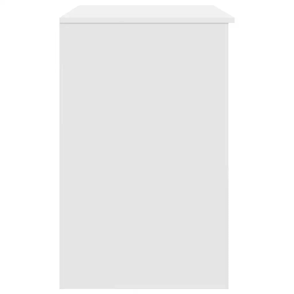 Scrivania Bianca 86x49x76 cm in Legno Multistrato