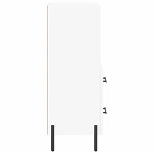Credenza Bianca 34,5x34x90 cm in Legno Multistrato 828676