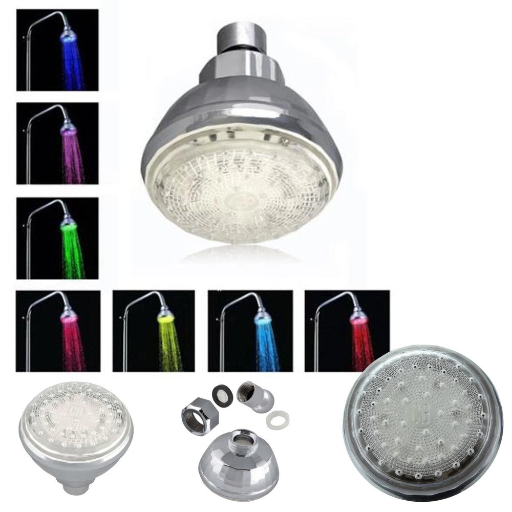 Trade Shop - Soffione Doccia Miscelatore A Led Multicolor Colori Ricambio Soffione Doccia - Verde