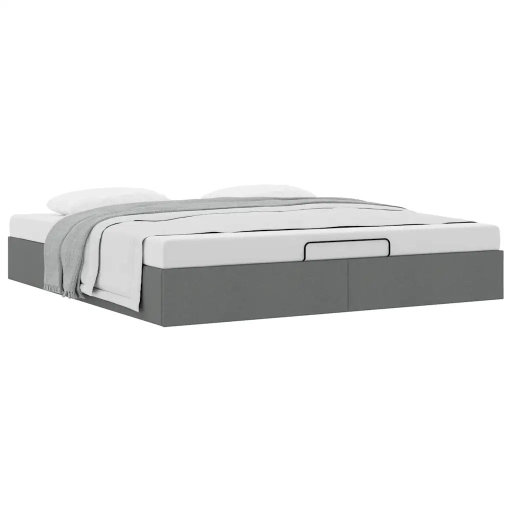 Struttura Letto Pouf senza Materasso 180x200 cm in Tessuto