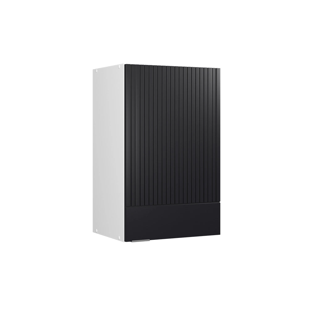 Vicco Pensile da cucina Nero a righe 45 cm